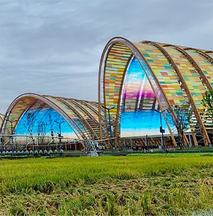 成都天府農(nóng)博園LED格柵屏項(xiàng)目