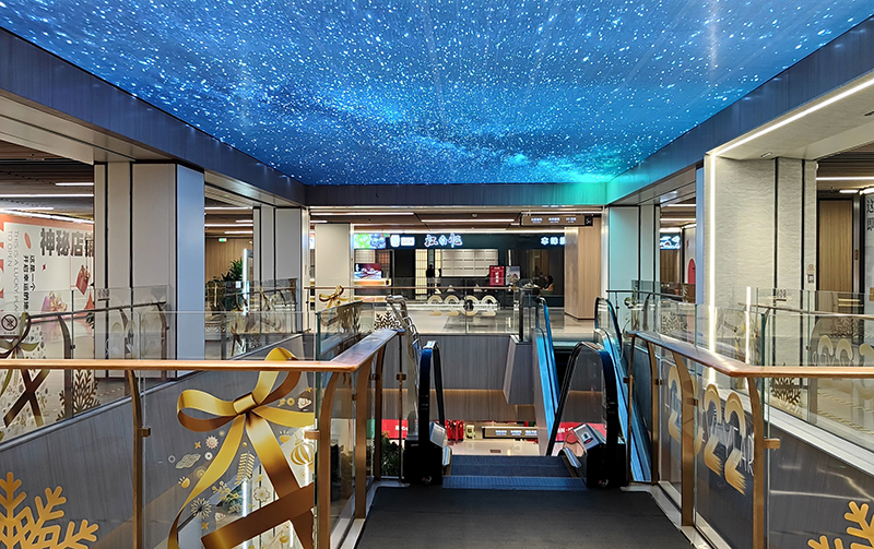 LED天幕透明屏應用場景有哪些，安裝注意事項