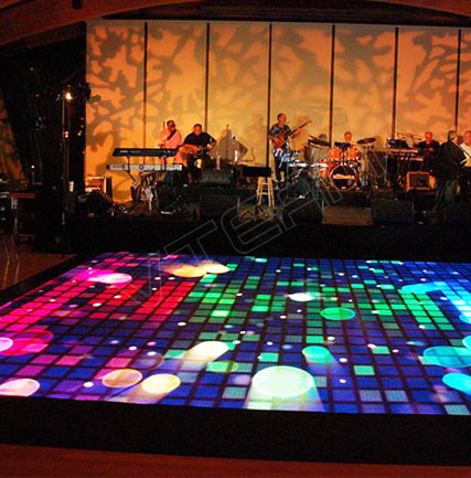美國達拉斯LED舞池 地磚屏iMagic-P10項目