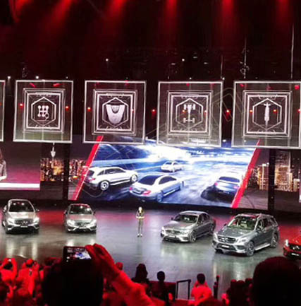 上海車展發(fā)布會(huì) LED透明屏vClear-7.8